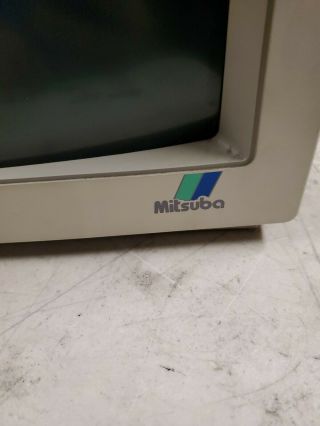 MITSUBA EM - 1302 VINTAGE COMPUTER MONITOR 12 