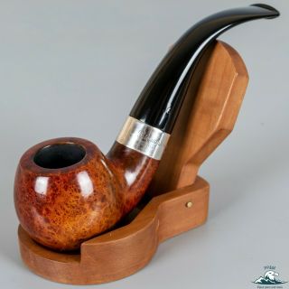 1979 Peterson " Sterling Silver " Smooth Bent Apple (03)