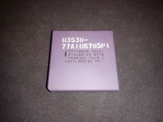 Vintage Intel Processor Mg80386 - 16/b