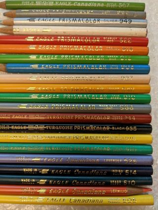 21 Eagle Turquoise Prismacolor Vintage Colored Pencil Pre - Berol Era Canadiana