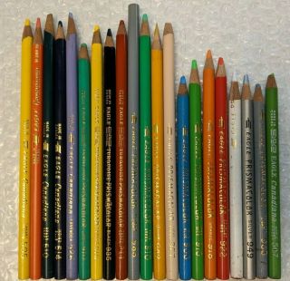 21 Eagle Turquoise Prismacolor Vintage Colored Pencil pre - Berol Era Canadiana 2