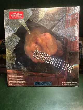 Activision 1985 Borrowed Time Video Game For Apple Ii Computer - Factory