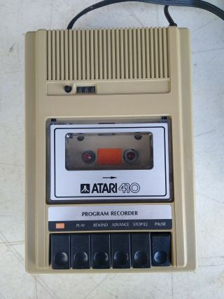 Vintage Atari 410 Program Recorder with box and Instructions 2