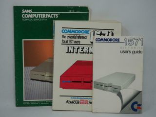 Vintage Commodore 1571 Users Guide,  Internals,  And Service Data Manuals