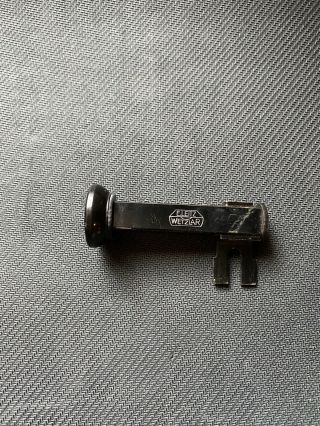 Rare E Leitz Wetzlar Right - Angle Finder Attachment Black Early Vintage Leica 2
