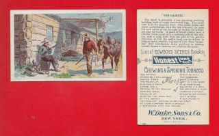 1888 Duke - N105 Cowboy Scenes - The Ranch Ex,