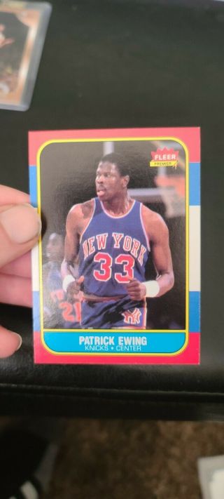 Patrick Ewing 1986 - 87 Fleer Rookie,  Grade It.