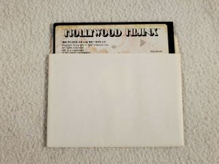 Hollywood Hijinx For Ibm Pc Infocom Vintage 1987 5.  25 " Floppy Disks