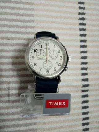 Timex Weekender Chronograph 40mm Indiglo Night Light
