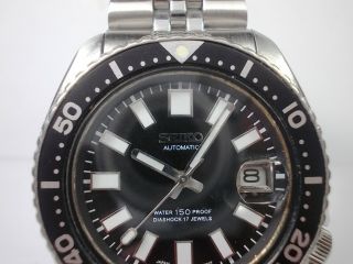 Seiko 150m Day/date Divers Mens Watch 6309 - 729a Mod 6217/62mas (sn 7n0998)