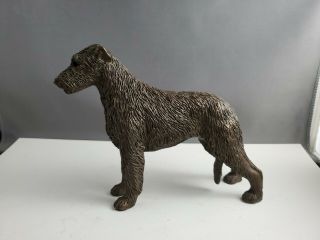 Vintage Resin Irish Wolfhound Dog Figurine