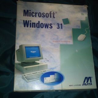 Microsoft ® Windows ® 3.  1 Operating System - 3 1/2 " Floppy Disks 1990 