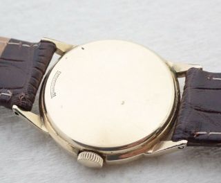 VINTAGE MENS LORD ELGIN DIRECT READ CHEVRON GOLD FILLED WRISTWATCH WATCH 4