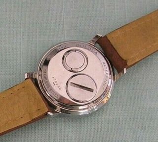 VINTAGE MEN ' S WRISTWATCH 1960 ' s BULOVA STAINLESS STEEL ACCUTRON SPACEVIEW WATCH 2