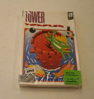 Highly Rated Tower Toppler By Epyx/us Gold For Atari St -
