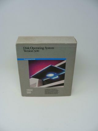 Ibm Disk Operation System Dos Version 3.  00 5.  25 " Floppy Diskette