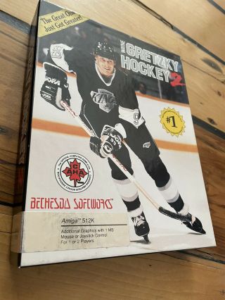Wayne Gretzky Hockey 2 / Bethesda Software / Boxed Amiga / Disk Game