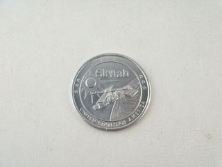 Vintage Nasa Skylab Coin,  Space Flown Blended Metal Medal Medallion