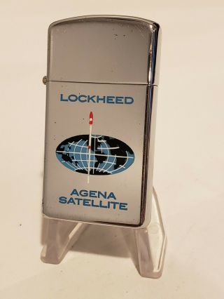 1966 Lockheed Agena Satellite Vintage Zippo Lighter Town & Country Gemini