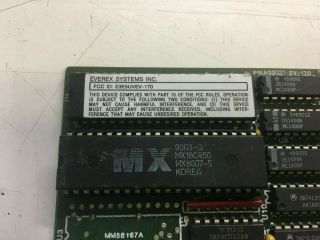 Everex EV170 8 bit isa i/o card 1 serial 1 parallel 2