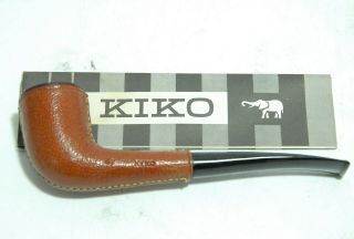 Kiko No.  42 Vintage Meerschaum Amboseli Leather Pipe Nos Unsmoked No Box