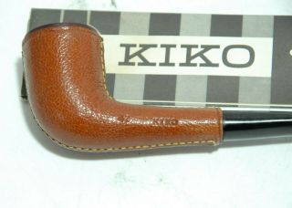 KIKO No.  42 Vintage Meerschaum Amboseli Leather Pipe NOS Unsmoked No Box 2
