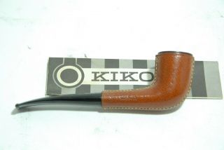 KIKO No.  42 Vintage Meerschaum Amboseli Leather Pipe NOS Unsmoked No Box 3