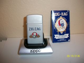 Zig Zag Zippo Slim Lighter And Cigarette Papers Package