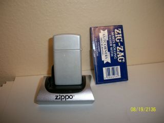 ZIG ZAG ZIPPO SLIM LIGHTER AND CIGARETTE PAPERS PACKAGE 2