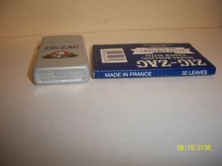 ZIG ZAG ZIPPO SLIM LIGHTER AND CIGARETTE PAPERS PACKAGE 3