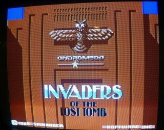 Commodore 64/128: Invaders Of The Lost Tomb - C64 Disk - - Uxb