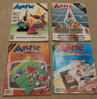Antic The Atari Resource Vol 2 Numbers 3,  4,  7,  11