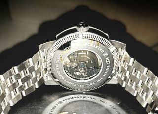 Gevril Men ' s 2620B Washington Automatic Stainless Steel Wristwatch 4