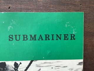 Libretto Brochure Rolex Submariner Ref.  5513 - Vintage - 1970 - Inglese - Rarissimo 4