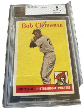 1958 Topps Bob Clemente Bgs 5