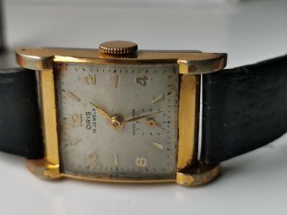 Mens Vintage Oris Cal.  451 Swiss Made 15 Jewels Gold Plated Watch Spares