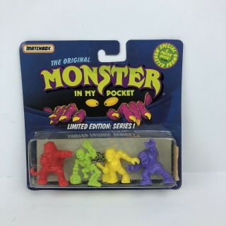 Vintage 1990 Matchbox Monster In My Pocket Limited Edition Series 1
