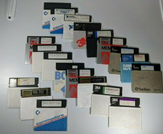 Commodore 64 Floppy Discs ☆ Games ☆ 20 In Total ☆