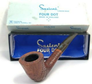Vintage Sasieni 4 Dot Ruff Root Light,  Ready To Smoke