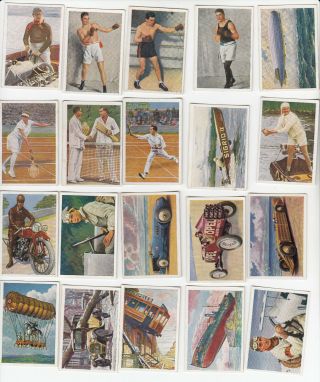 Die Welt In Bildern Vol 4 Complete Set 156 German Cig Cards 1929 Series 125 - 176