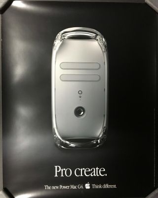 Apple Power Mac G4 Procreate Poster.  Rare. , .