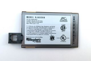 Megahertz by USRobotics Cruise Card 28.  8 Modem PC Card PCMCIA w/ XJack XJA3288 2