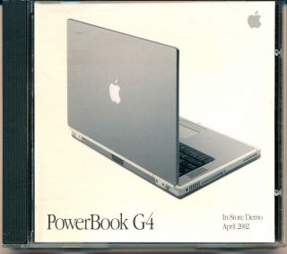 Apple Powerbook G4 In - Store Demo Cd - April 2002
