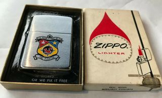 Vintage 1968 Zippo Vietnam Era Uss Frank E.  Evans Dd 754 Lighter Cond.