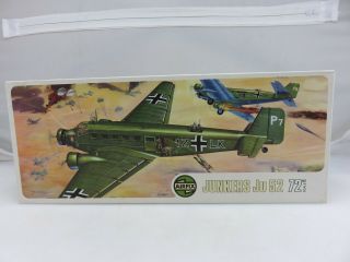 Airfix Junkers Ju 52 1/72 Scale Plastic Model Kit 588 Unbuilt Vintage