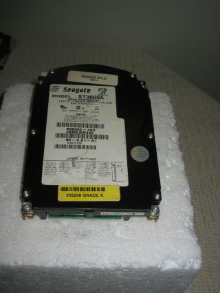 Vintage Seagate 3.  5 " Hard Drive Hdd St3660a Ide 545.  5mb
