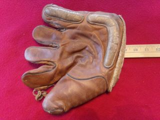 Vintage Crescent Pad Baseball Glove 3