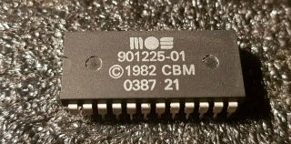 Mos 901225 - 01 Character Rom Chip,  Ic For Commodore 64,  And.