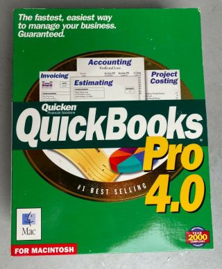 Quickbooks Pro Version 4.  0 For Apple Macintosh And Power Mac Computers