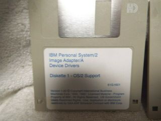 Vintage IBM Personal System/2 Image Adapter/A Device Drivers 1 - 5 & 2 Other Disc 2